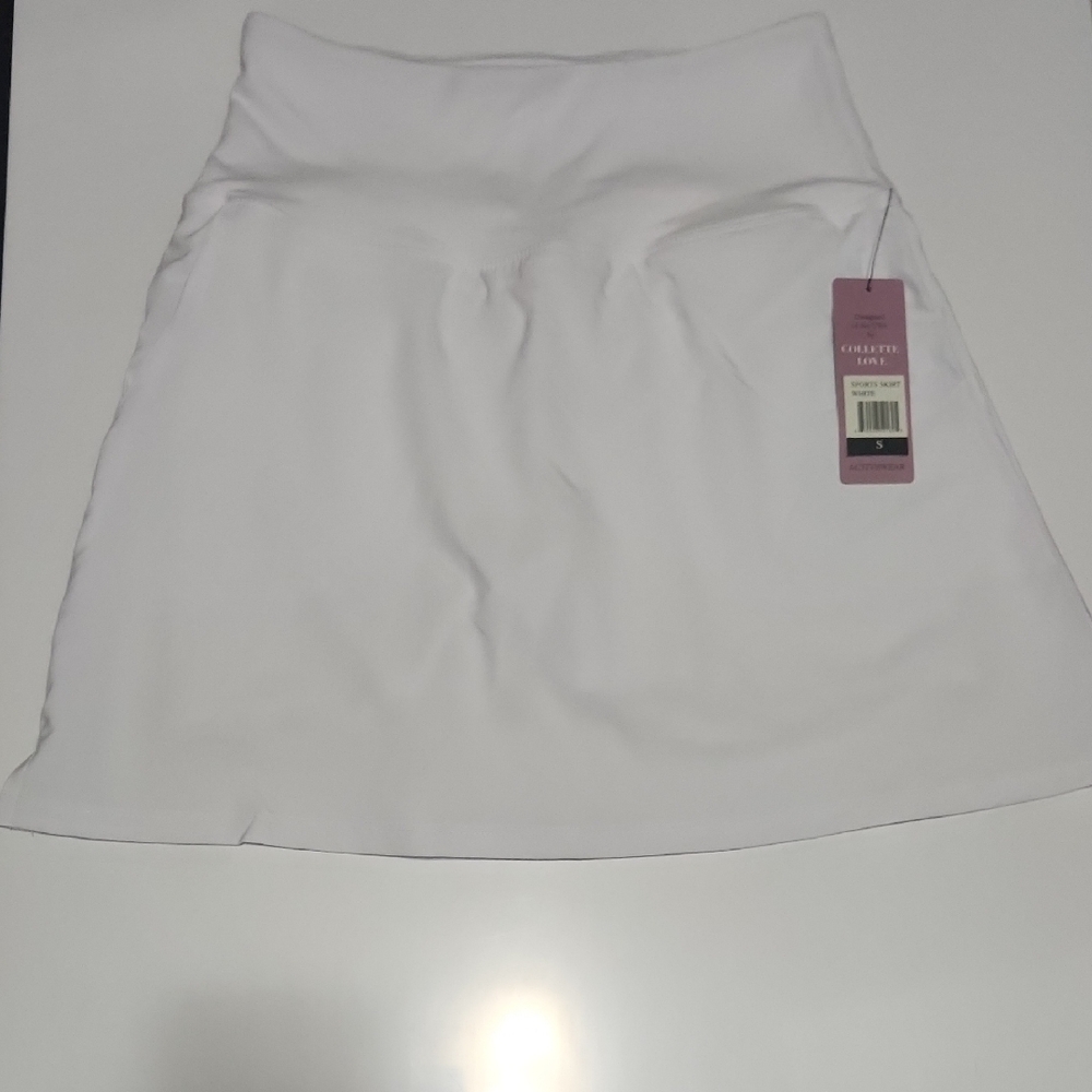 Chic White A-Line Women's Skirt
